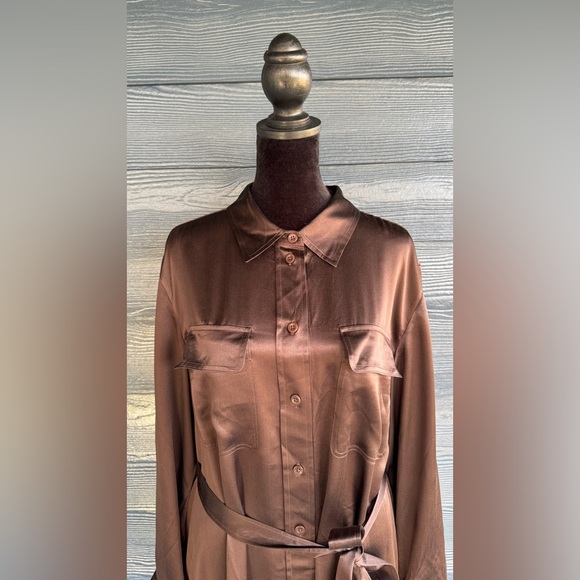 Madewell Brown Maxi Dress - Picture 3 of 11